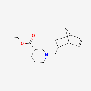 molecular formula C16H25NO2 B3852163 ethyl 1-(bicyclo[2.2.1]hept-5-en-2-ylmethyl)-3-piperidinecarboxylate 