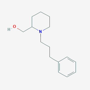 molecular formula C15H23NO B3852188 [1-(3-phenylpropyl)-2-piperidinyl]methanol 