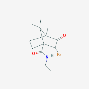 2-bromo-N-ethyl-4,7,7-trimethyl-3-oxobicyclo[2.2.1]heptane-1-carboxamide