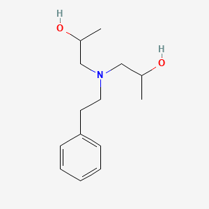 molecular formula C14H23NO2 B3852231 1,1'-[(2-phenylethyl)imino]di(2-propanol) 