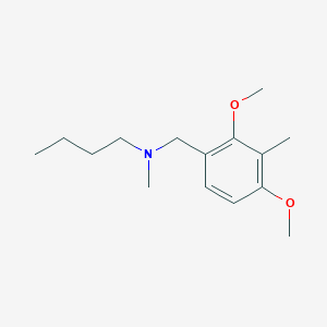 molecular formula C15H25NO2 B3852251 N-(2,4-dimethoxy-3-methylbenzyl)-N-methyl-1-butanamine 