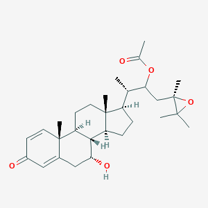 molecular formula C30H44O5 B038523 Pet-C22-acetate CAS No. 114176-06-6