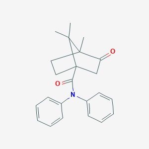4,7,7-trimethyl-3-oxo-N,N-diphenylbicyclo[2.2.1]heptane-1-carboxamide