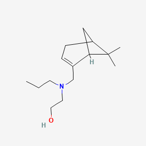 molecular formula C15H27NO B3852371 2-[[(6,6-dimethylbicyclo[3.1.1]hept-2-en-2-yl)methyl](propyl)amino]ethanol 