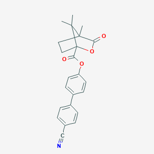 4'-Cyano[1,1'-biphenyl]-4-yl 4,7,7-trimethyl-3-oxo-2-oxabicyclo[2.2.1]heptane-1-carboxylate