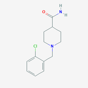 molecular formula C13H17ClN2O B3852394 1-(2-chlorobenzyl)-4-piperidinecarboxamide 