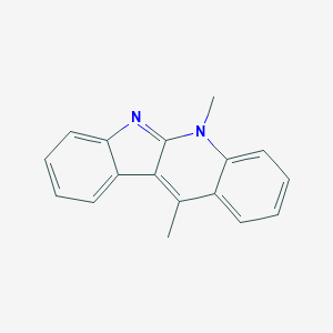 molecular formula C17H14N2 B038524 5,11-Dimethyl-5H-quinindoline CAS No. 114414-79-8