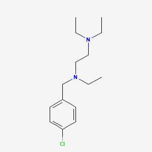 molecular formula C15H25ClN2 B3852459 (4-chlorobenzyl)[2-(diethylamino)ethyl]ethylamine 