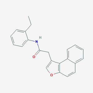 molecular formula C22H19NO2 B385248 N-(2-ethylphenyl)-2-naphtho[2,1-b]furan-1-ylacetamide 
