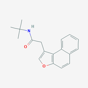 molecular formula C18H19NO2 B385249 N-(tert-butyl)-2-naphtho[2,1-b]furanylacetamide CAS No. 620590-38-7