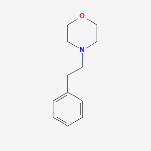 molecular formula C12H17NO B3852503 4-(2-苯乙基)吗啉 