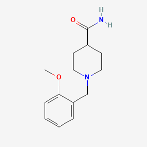 molecular formula C14H20N2O2 B3852520 1-(2-methoxybenzyl)-4-piperidinecarboxamide 
