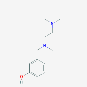 molecular formula C14H24N2O B3852788 3-{[[2-(diethylamino)ethyl](methyl)amino]methyl}phenol 