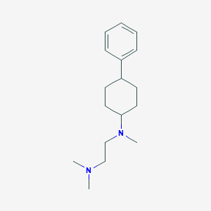 molecular formula C17H28N2 B3852806 N,N,N'-trimethyl-N'-(4-phenylcyclohexyl)-1,2-ethanediamine 