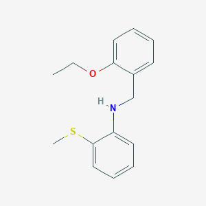 molecular formula C16H19NOS B3852852 (2-ethoxybenzyl)[2-(methylthio)phenyl]amine 