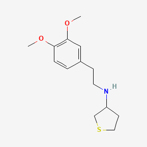 N-[2-(3,4-dimethoxyphenyl)ethyl]tetrahydro-3-thiophenamine