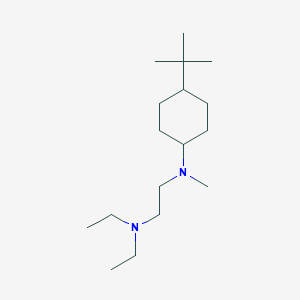 molecular formula C17H36N2 B3852918 (4-tert-butylcyclohexyl)[2-(diethylamino)ethyl]methylamine 