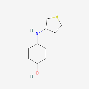 molecular formula C10H19NOS B3852997 4-(tetrahydro-3-thienylamino)cyclohexanol 