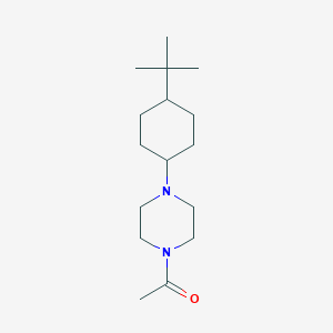 molecular formula C16H30N2O B3853027 1-acetyl-4-(4-tert-butylcyclohexyl)piperazine 