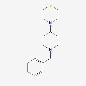 molecular formula C16H24N2S B3853088 4-(1-benzyl-4-piperidinyl)thiomorpholine 