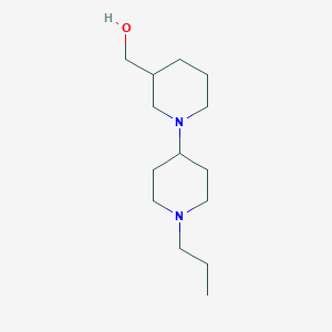 molecular formula C14H28N2O B3853112 (1'-propyl-1,4'-bipiperidin-3-yl)methanol 