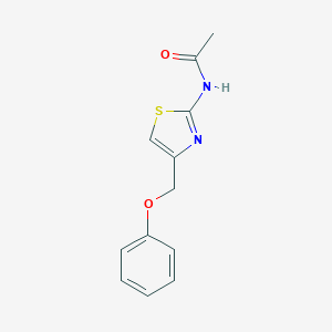 molecular formula C12H12N2O2S B385312 N-[4-(phenoxymethyl)-1,3-thiazol-2-yl]acetamide 