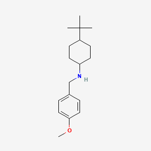 molecular formula C18H29NO B3853127 (4-tert-butylcyclohexyl)(4-methoxybenzyl)amine 