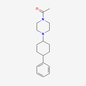 molecular formula C18H26N2O B3853173 1-acetyl-4-(4-phenylcyclohexyl)piperazine 