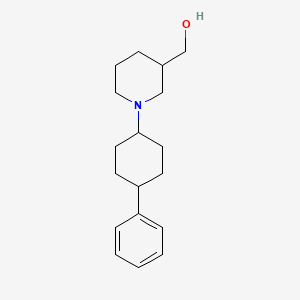 molecular formula C18H27NO B3853174 [1-(4-phenylcyclohexyl)-3-piperidinyl]methanol 