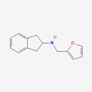 2,3-dihydro-1H-inden-2-yl(2-furylmethyl)amine