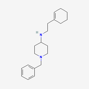 molecular formula C20H30N2 B3853192 1-benzyl-N-[2-(1-cyclohexen-1-yl)ethyl]-4-piperidinamine 