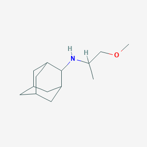 molecular formula C14H25NO B3853232 2-adamantyl(2-methoxy-1-methylethyl)amine 
