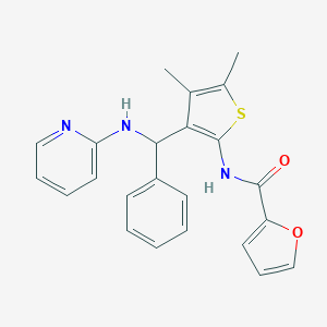 N-{4,5-dimethyl-3-[phenyl(2-pyridinylamino)methyl]-2-thienyl}-2-furamide