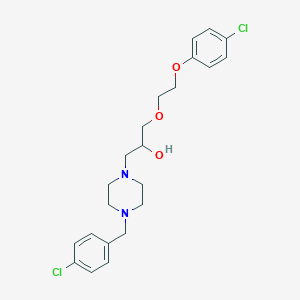 1-[4-(4-Chlorobenzyl)-1-piperazinyl]-3-[2-(4-chlorophenoxy)ethoxy]-2-propanol