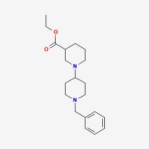 molecular formula C20H30N2O2 B3853347 ethyl 1'-benzyl-1,4'-bipiperidine-3-carboxylate 