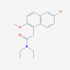 2-(6-bromo-2-methoxy-1-naphthyl)-N,N-diethylacetamide