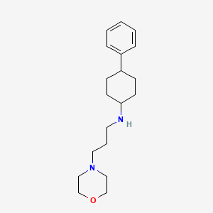 molecular formula C19H30N2O B3853489 N-[3-(4-morpholinyl)propyl]-4-phenylcyclohexanamine 