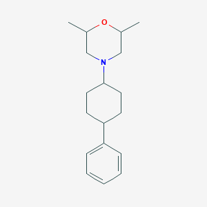 2,6-dimethyl-4-(4-phenylcyclohexyl)morpholine