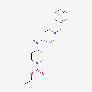 ethyl 4-[(1-benzyl-4-piperidinyl)amino]-1-piperidinecarboxylate
