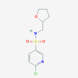 6-chloro-N-(tetrahydro-2-furanylmethyl)-3-pyridinesulfonamide