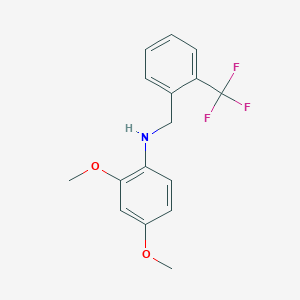 (2,4-dimethoxyphenyl)[2-(trifluoromethyl)benzyl]amine