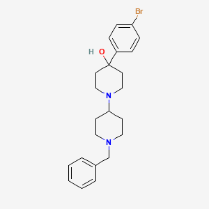 molecular formula C23H29BrN2O B3853634 1'-benzyl-4-(4-bromophenyl)-1,4'-bipiperidin-4-ol 
