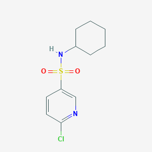6-chloro-N-cyclohexylpyridine-3-sulfonamide