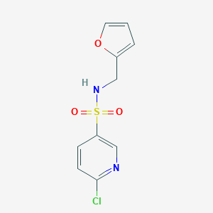 6-chloro-N-(furan-2-ylmethyl)pyridine-3-sulfonamide