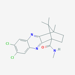 7,8-dichloro-N,4,11,11-tetramethyl-1,2,3,4-tetrahydro-1,4-methanophenazine-1-carboxamide