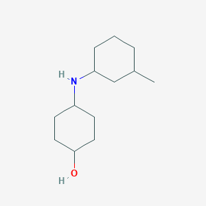 4-[(3-methylcyclohexyl)amino]cyclohexanol