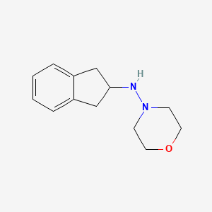 molecular formula C13H18N2O B3853974 N-(2,3-dihydro-1H-inden-2-yl)-4-morpholinamine 
