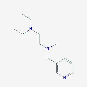 molecular formula C13H23N3 B3853990 N,N-diethyl-N'-methyl-N'-(3-pyridinylmethyl)-1,2-ethanediamine 