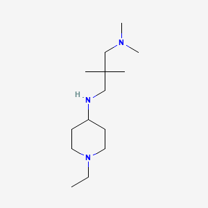 N'-(1-ethyl-4-piperidinyl)-N,N,2,2-tetramethyl-1,3-propanediamine