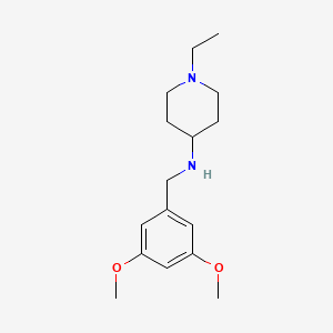 molecular formula C16H26N2O2 B3854004 N-(3,5-dimethoxybenzyl)-1-ethyl-4-piperidinamine 